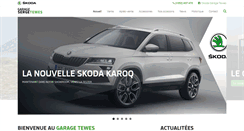 Desktop Screenshot of garage-tewes.lu